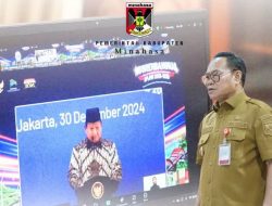 Bupati Dr. Noudy Tendean Hadiri Musrenbangnas RPJMN 2025–2029 Secara Virtual