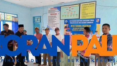 Camat Sungkai Jaya Hadiri Penyaluran BLT-DD Triwulan II di Desa Cahaya Makmur