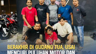 Misteri Puluhan Motor Hilang Terjawab di Gudang Pinggiran Kota