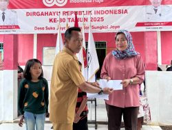 Desa Sukajaya Gelar Puncak HUT RI ke-80 dengan Pembagian Hadiah