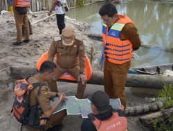 Pemkab Asahan Perkuat Tanggul Sungai Asahan