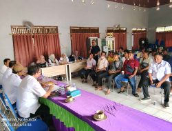 Pemerintah Desa Suka Dana Sambut Sosialisasi Dinas Perkebunan Muara Enim