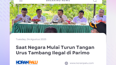 Antara Ekskavator dan Aturan Negara: Pemda Parimo Dorong Legalitas Tambang Rakyat