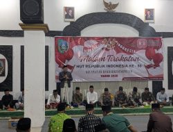Malam Tasyakuran HUT ke-80 RI di Bandar Kedungmulyo Berlangsung Khidmat