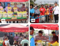 Polsek Lawang Kidul Gelar Gerakan Pangan Murah, 2 Ton Beras Ludes Dalam 90 Menit