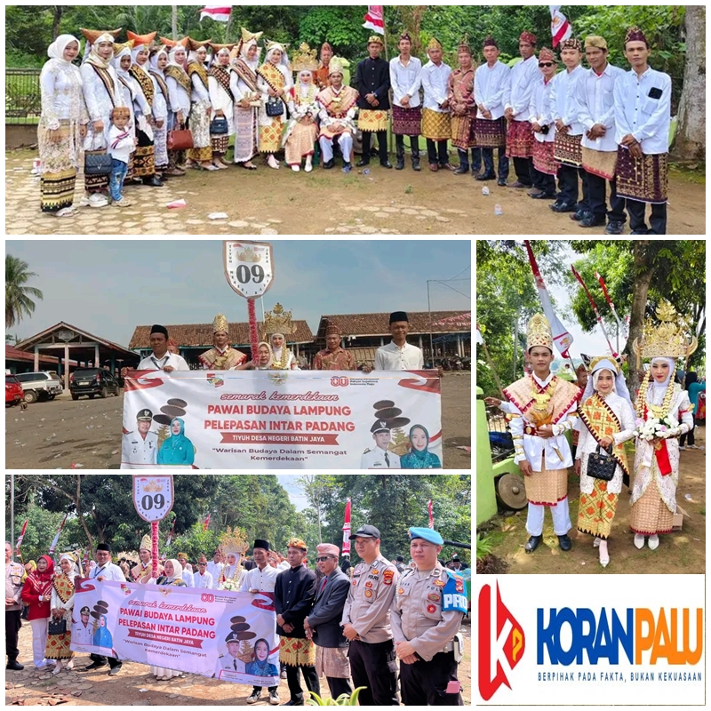 Dalam rangka memperingati HUT RI ke-80, Desa Negeri Batin Jaya, Sungkai Barat, menunjukkan semangat kebangsaan dan kecintaan terhadap budaya lokal.