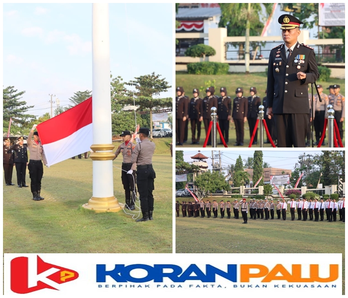 Upacara tersebut dipimpin langsung Kapolres Lampung Utara, AKBP Deddy Kurniawan, S.H., S.I.K, M. M., M. Si, dengan pesertanya merupakan Pejabat Utama (PJU) Polres, personel, ASN dan PHL Polres Lampung Utara.