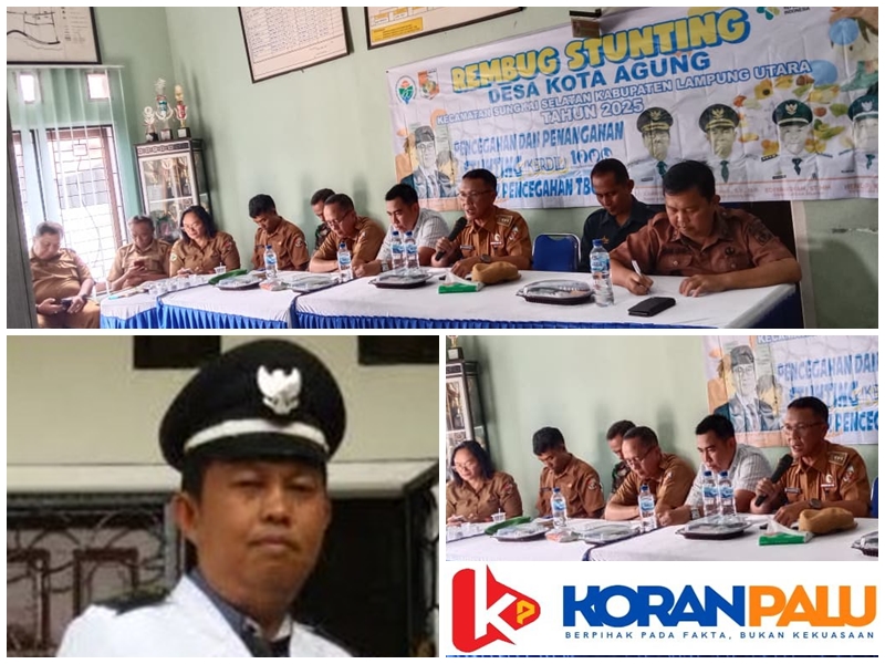 Pemdes Kota Agung baru-baru ini menggelar kegiatan Rembug Stunting dan Pencegahan TBC Tahun Anggaran 2025. Agenda ini menjadi langkah strategis dalam memperkuat kesadaran dan merumuskan langkah nyata untuk menekan angka stunting dan penyebaran TBC di wilayah desa. (17/9/25)