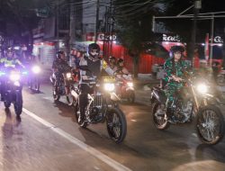 Jaga Kamtibmas di Jombang, Polisi, TNI dan Instansi Terkait Gelar Patroli Skala Besar