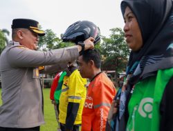 Wujud Sinergi Menjaga Keamanan dan Ketertiban, Polres Jombang Gelar Apel Ojol Kamtibmas