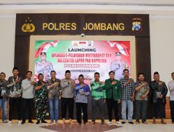 Polres Jombang Launching Aplikasi E-Pelayanan Masyarakat dan WhatsApp Center ‘Lapor Pak Kapolsek.
