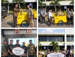 Dukung Kebersihan Lingkungan, PTBA Serahkan 9 Unit Gerobak Sampah untuk Warga Ring 1 Kertapati*