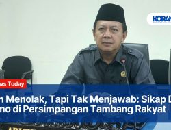 Arifin Menolak, Tapi Tak Menjawab: Sikap DPRD Parimo di Persimpangan Tambang Rakyat