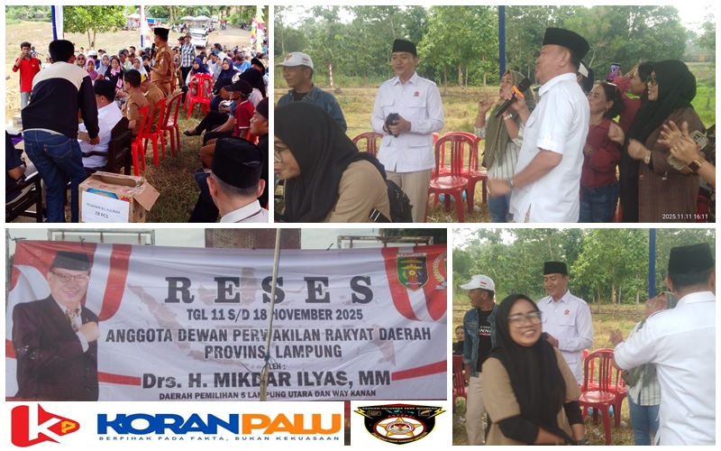 Dalam kesempatan ini, H. Mikdar Ilyas, MM, menyampaikan bahwa kegiatan reses ini merupakan salah satu upaya untuk mendengarkan langsung aspirasi dan keluhan masyarakat.