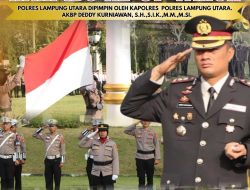 Hari Ibu ke-97, Kapolres Lampung Utara Inspektur Upacara dan Seluruh perangkat Upacara Dari Polwan Polres Lampung Utara Juga ASN