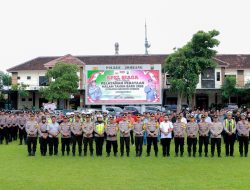 Ratusan Personel Polres Jombang Disiagakan dalam Pelayanan Pengamanan Malam Tahun Baru 2026