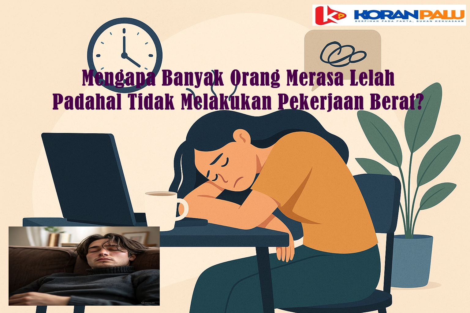 Pernah merasa lelah sejak pagi, padahal tidak mengangkat beban berat, tidak berlari jauh, bahkan sebagian besar waktu hanya duduk? Fenomena ini semakin sering dialami banyak orang di era modern.