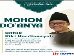 “Kiki Herdiansyah“ Wakili Indonesia di MTQ Internasional Qatar 2026, Pimpinan Ponpes Mathlabul Qur’an Cigudeg Bogor