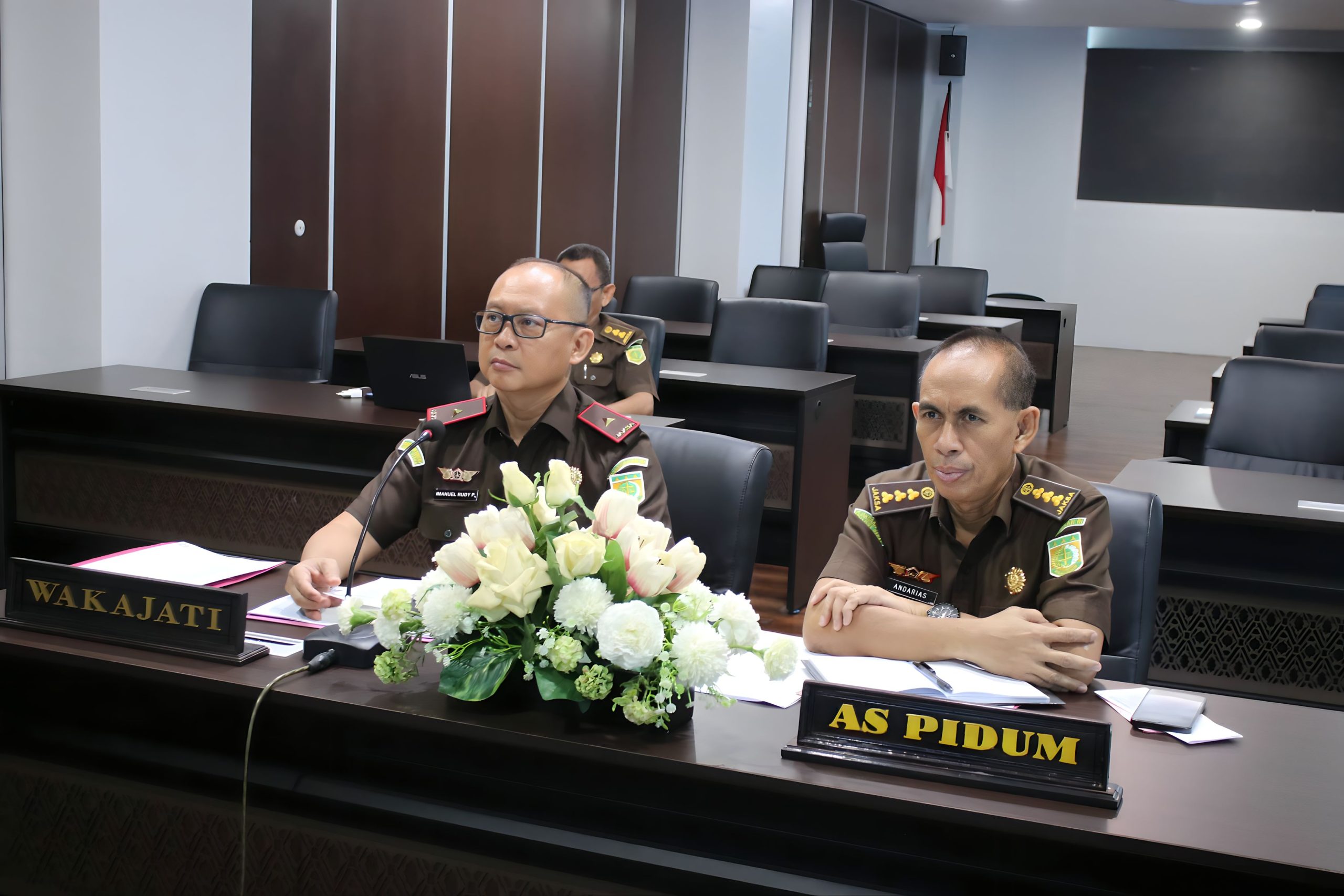 Proses ekspose restoratif justice perkara penganiayaan dari Kejari Palu, belum lama ini.