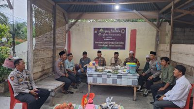 Suasana buka puasa bersama di Polsek Poso Pesisir Selatan, Rabu (11/03/2026)