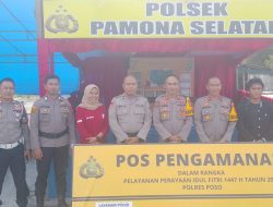 Wakapolres Poso Sisir Kesiapan Pengamanan Mudik di Wilayah Lage Hingga Pamona