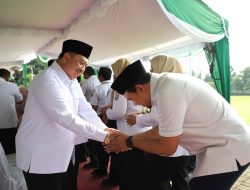 Apel Perdana Pasca Lebaran, Bupati Warsubi Tegaskan Disiplin ASN dan Layanan Tanpa Henti