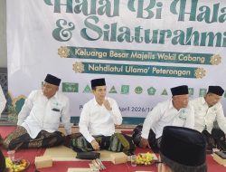 Halal Bihalal MWCNU Peterongan, Gus Bang Serukan Persatuan dan Keikhlasan Nahdliyin