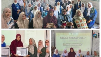 Dorong Kemandirian Ekonomi, PTBA dan BKMT Muara Enim Gelar Kelas Kreasi Vol.7*